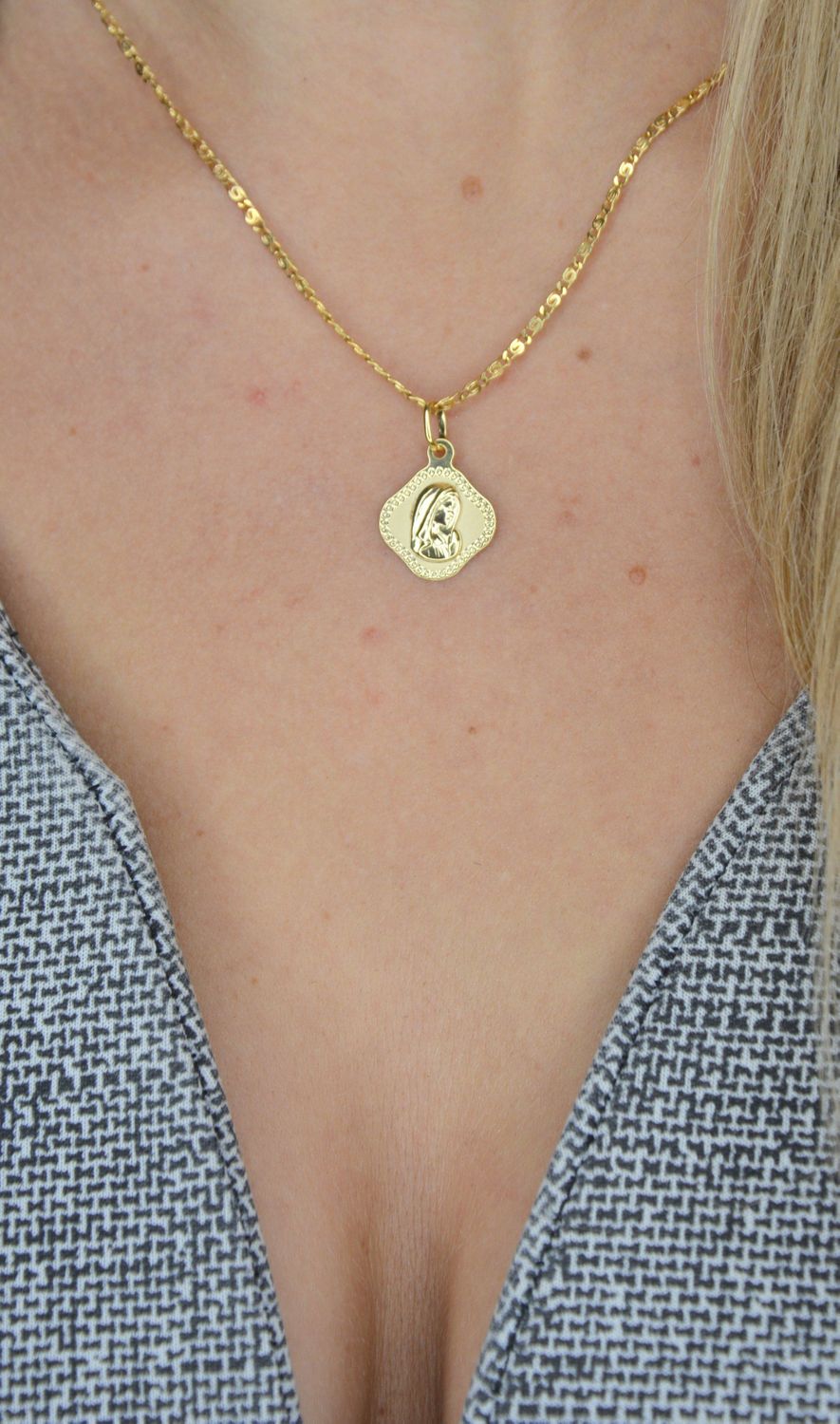 Zawieszka złoty medalik 'Matka Boska' ZA 3794 333.jpg